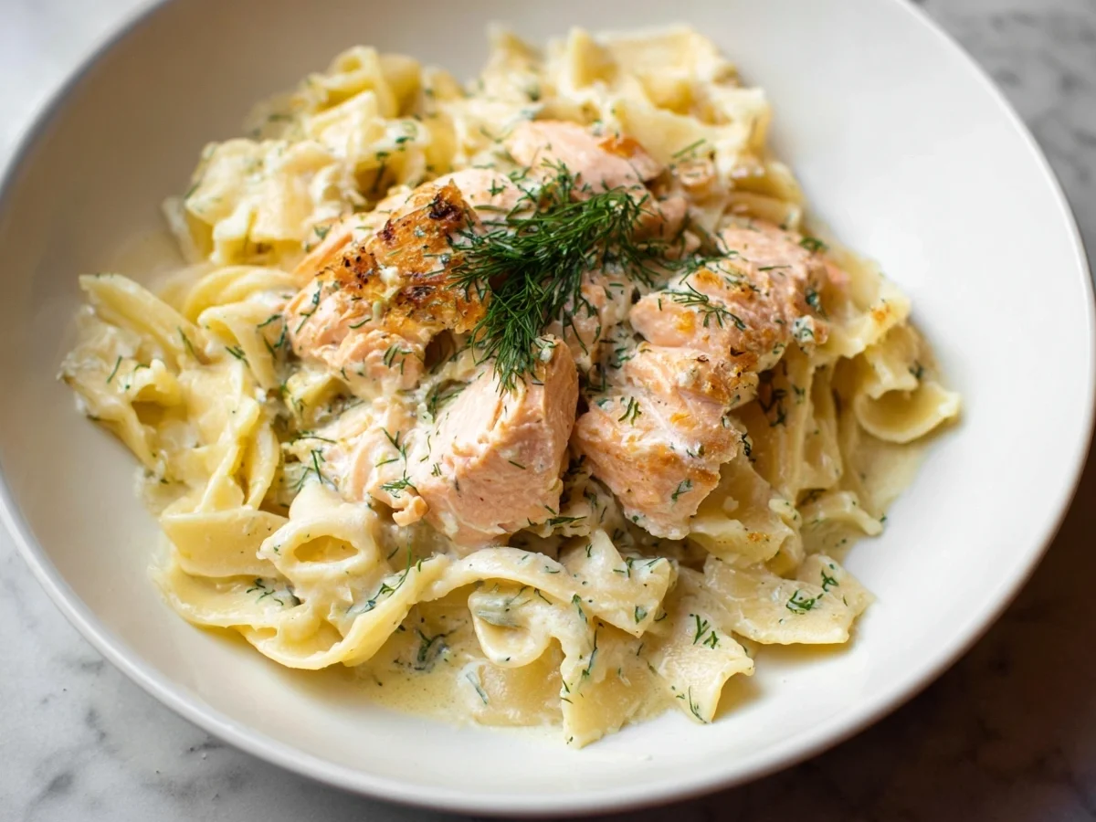 Lemon Dill Salmon Pasta: Fresh & Flavorful Dinner - Image 2