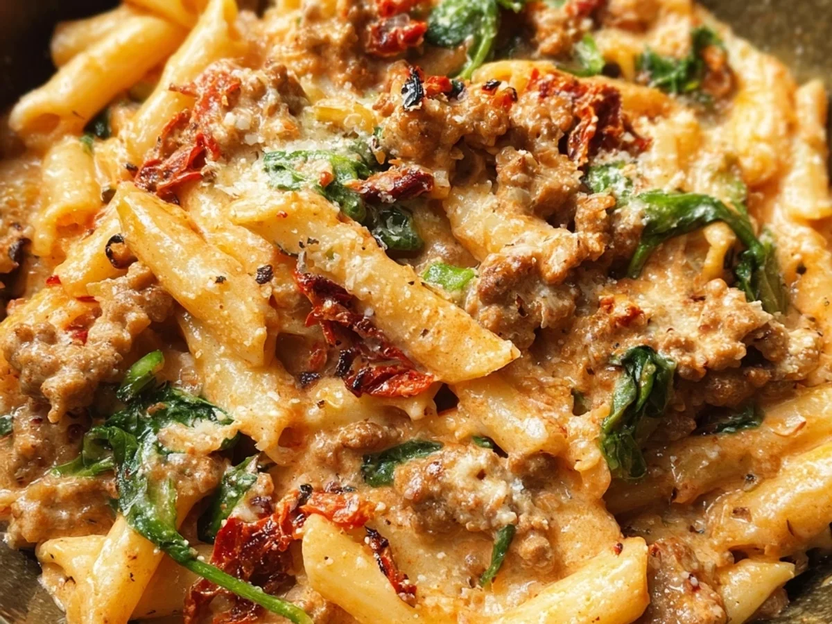 Marry Me Beef Sausage Pasta: Quick & Flavorful Dinner - Image 1