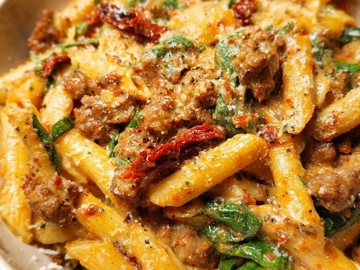 Marry Me Beef Sausage Pasta: Quick & Flavorful Dinner - Image 2