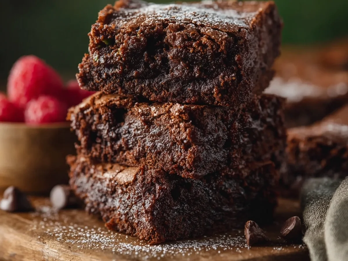 Moist Zucchini Brownies: Rich Chocolatey Squares - Image 2