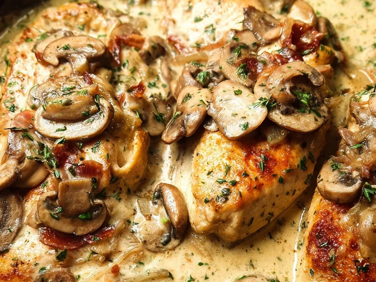 Mushroom Chicken Dinner: Easy One-Pan Meal - Image 1