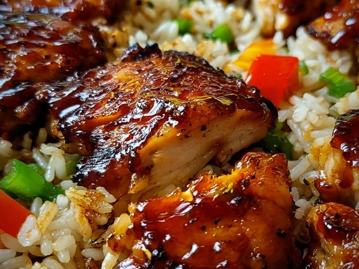 One-Pan Honey BBQ Chicken Rice: Bold & Easy Dinner - Image 1