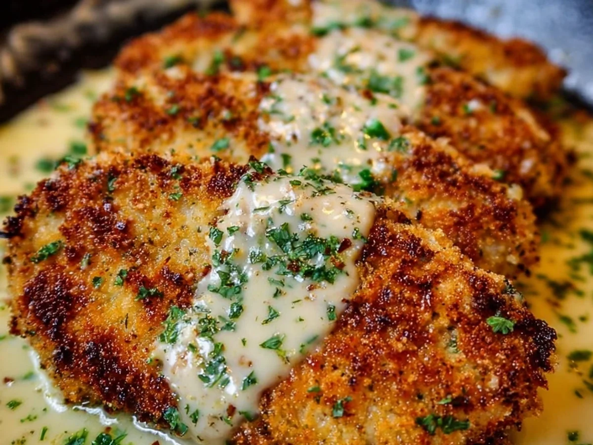 Parmesan Crusted Chicken: Crispy, Creamy Dinner - Image 1