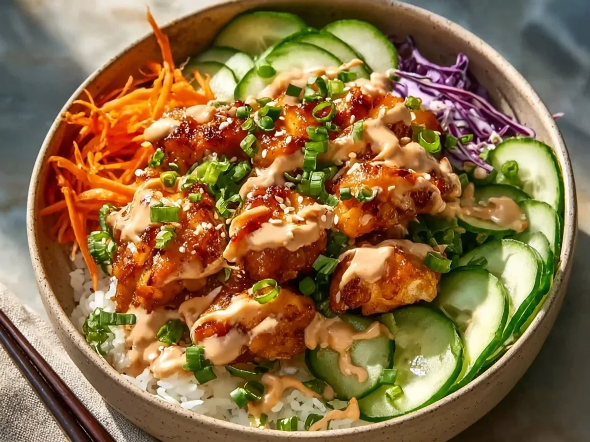 Protein-Packed Bang Bang Chicken Bowl Recipe - Image 2