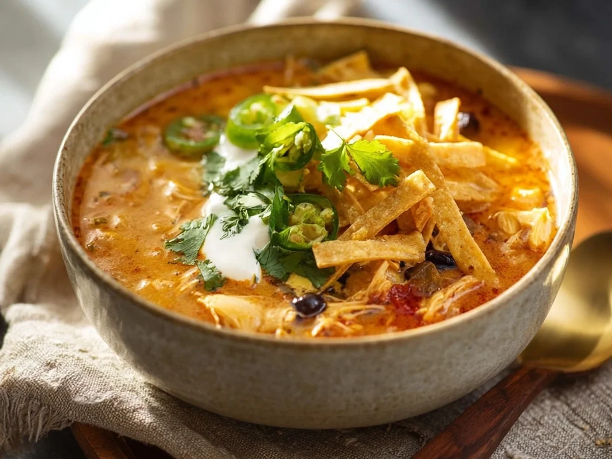 Quick Creamy Chicken Tortilla Soup: Weeknight Delight - Image 2