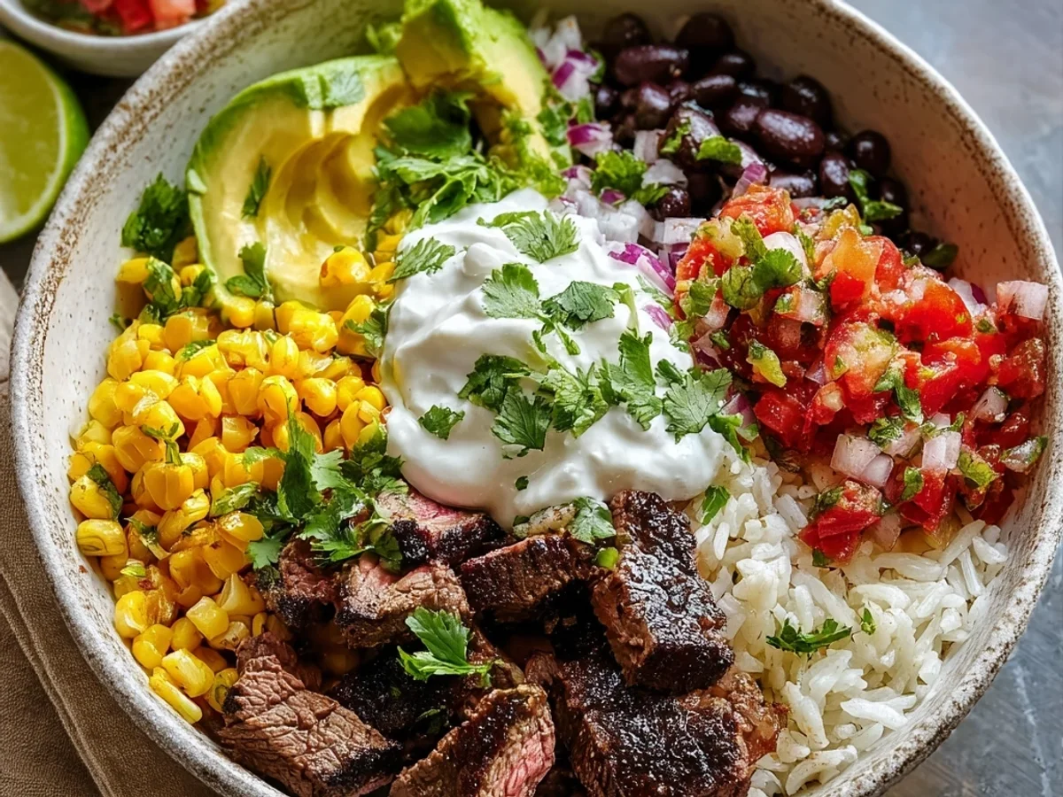 Quick Savory Steak Burrito Bowl for Easy Weeknights - Image 1