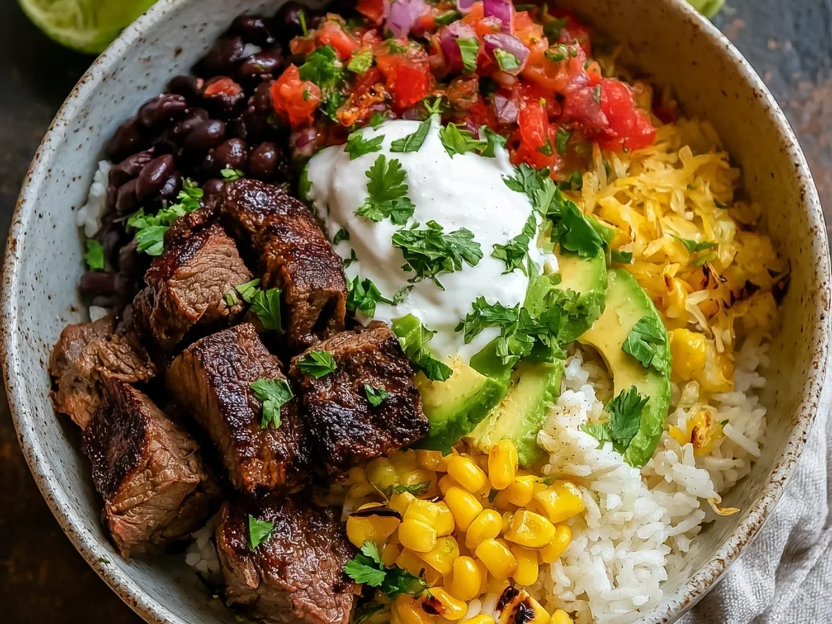 Quick Savory Steak Burrito Bowl for Easy Weeknights - Image 2