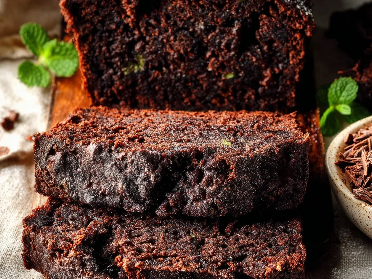 Rich Chocolate Zucchini Bread: A Tender Slice of Home - Image 1