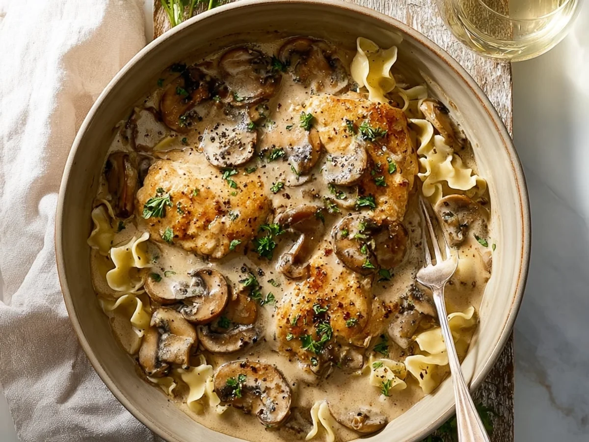 Rich Creamy Mushroom Chicken: Weeknight Delight - Image 2