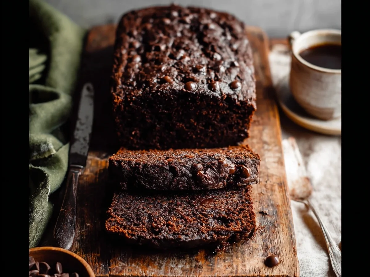 Rich Double Chocolate Zucchini Bread: A Moist Delight - Image 1