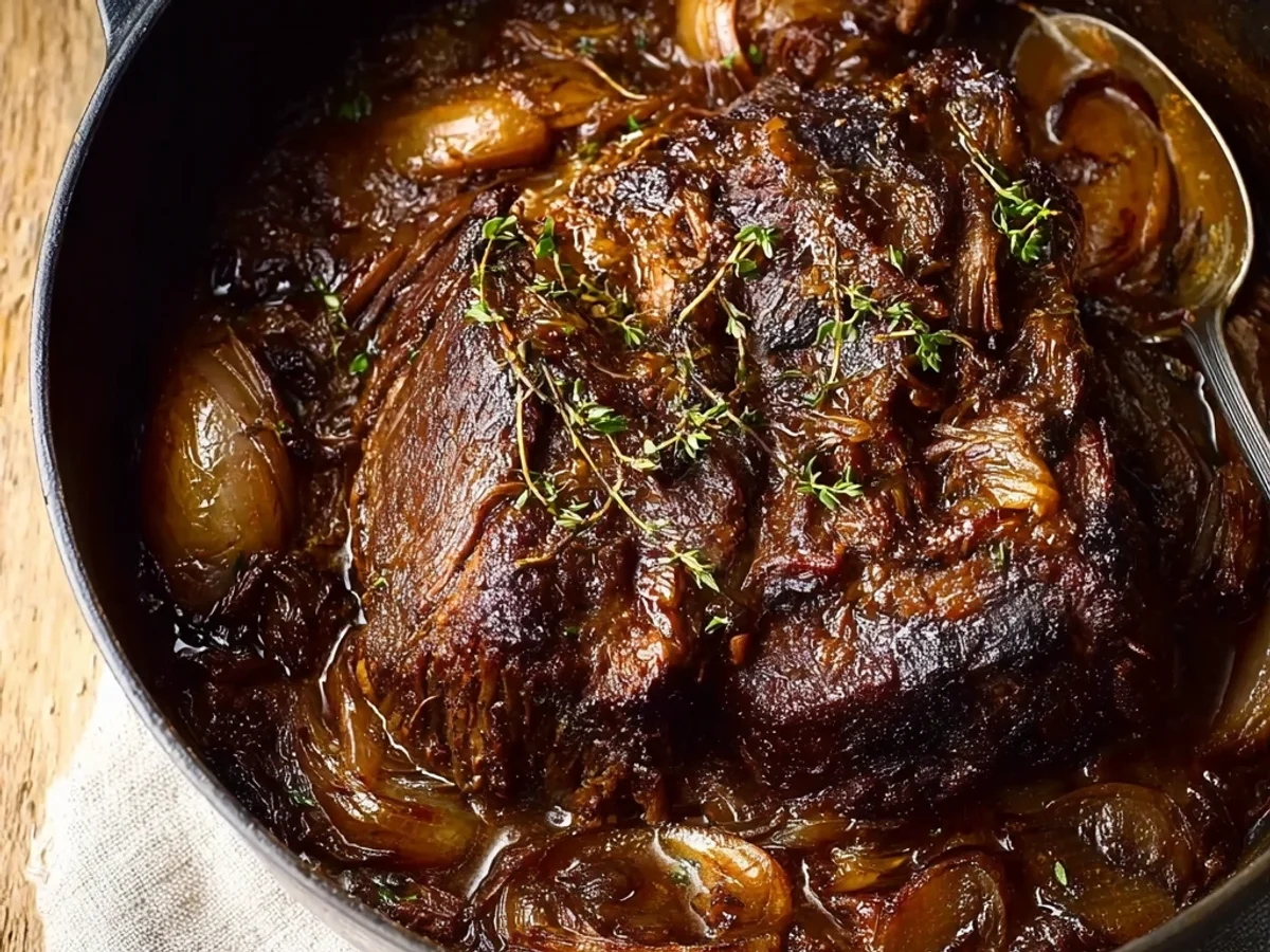 Rich French Onion Pot Roast: Tender & Savory - Image 1