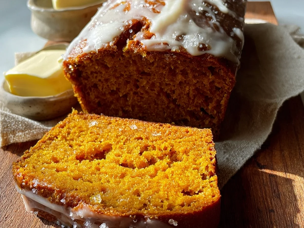 Rich Frosted Pumpkin Bread for Fall Mornings - Image 2