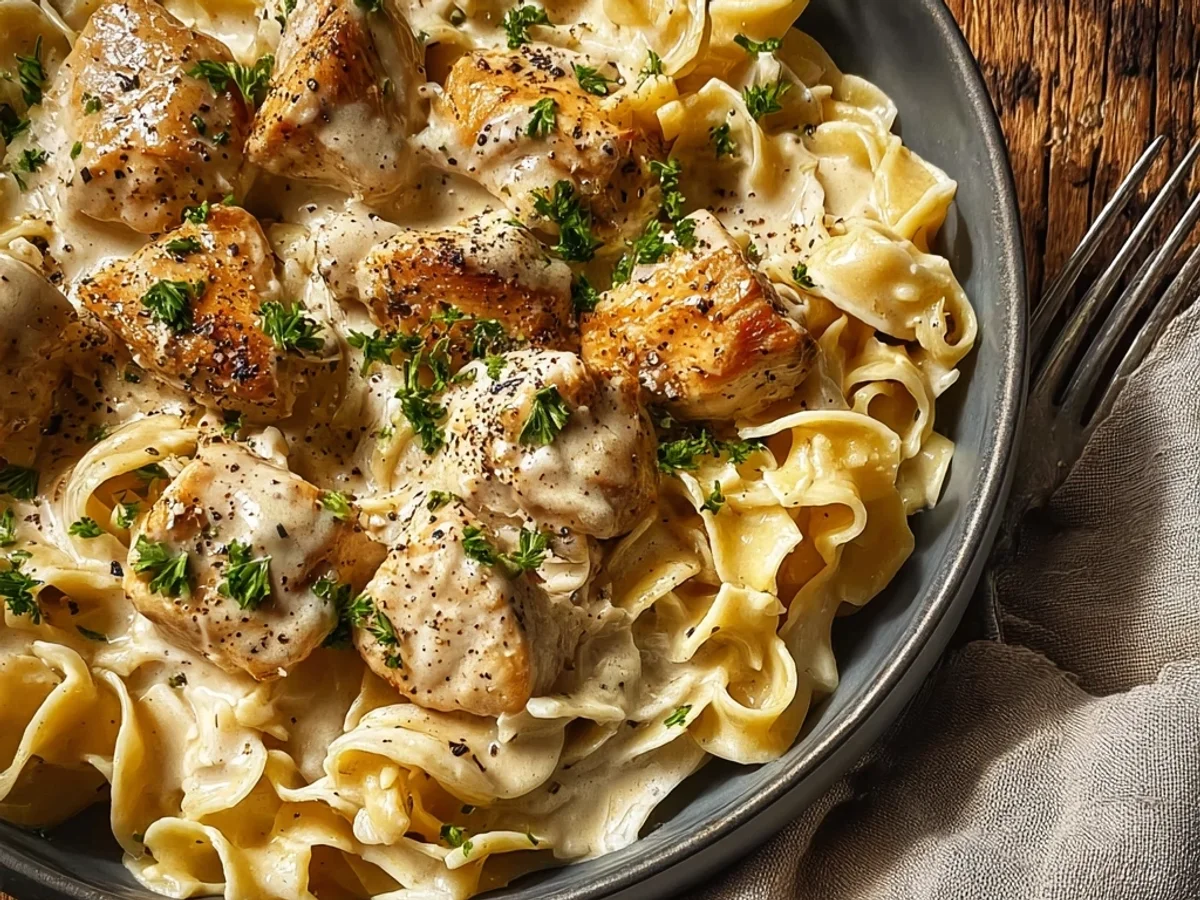 Rich Garlic Butter Chicken Noodles for Quick Dinners - Image 2
