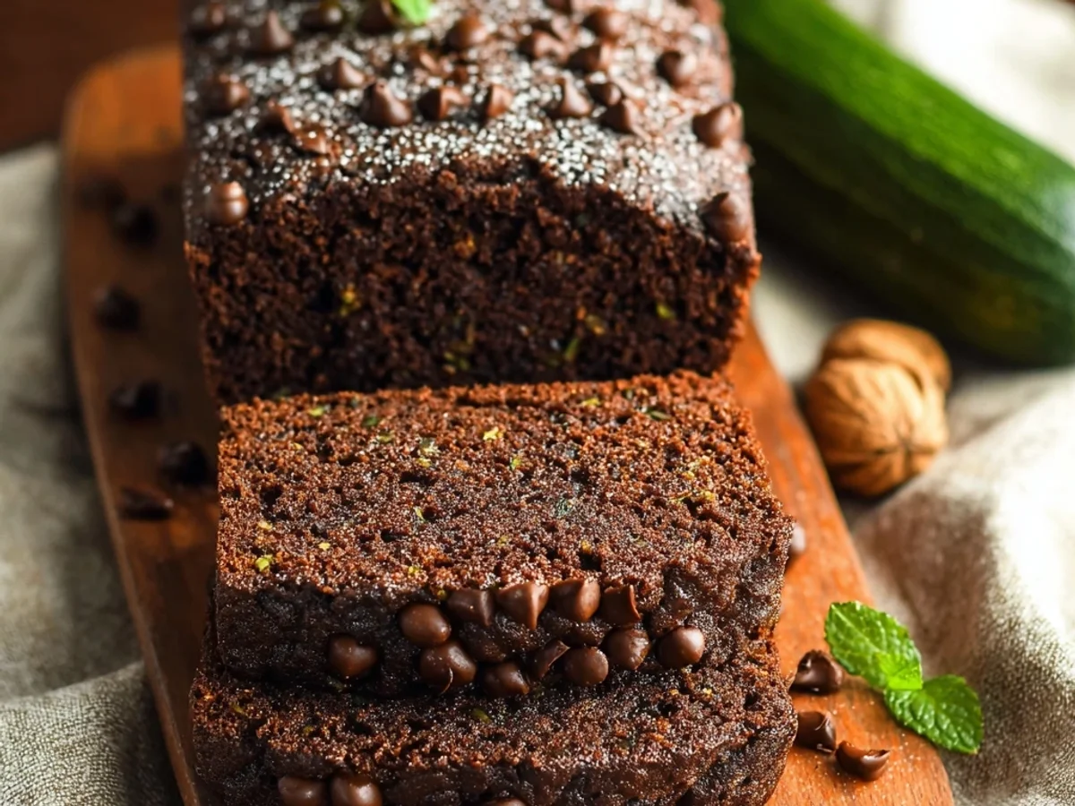 Rich Moist Chocolate Zucchini Bread: A Garden Sweet - Image 2