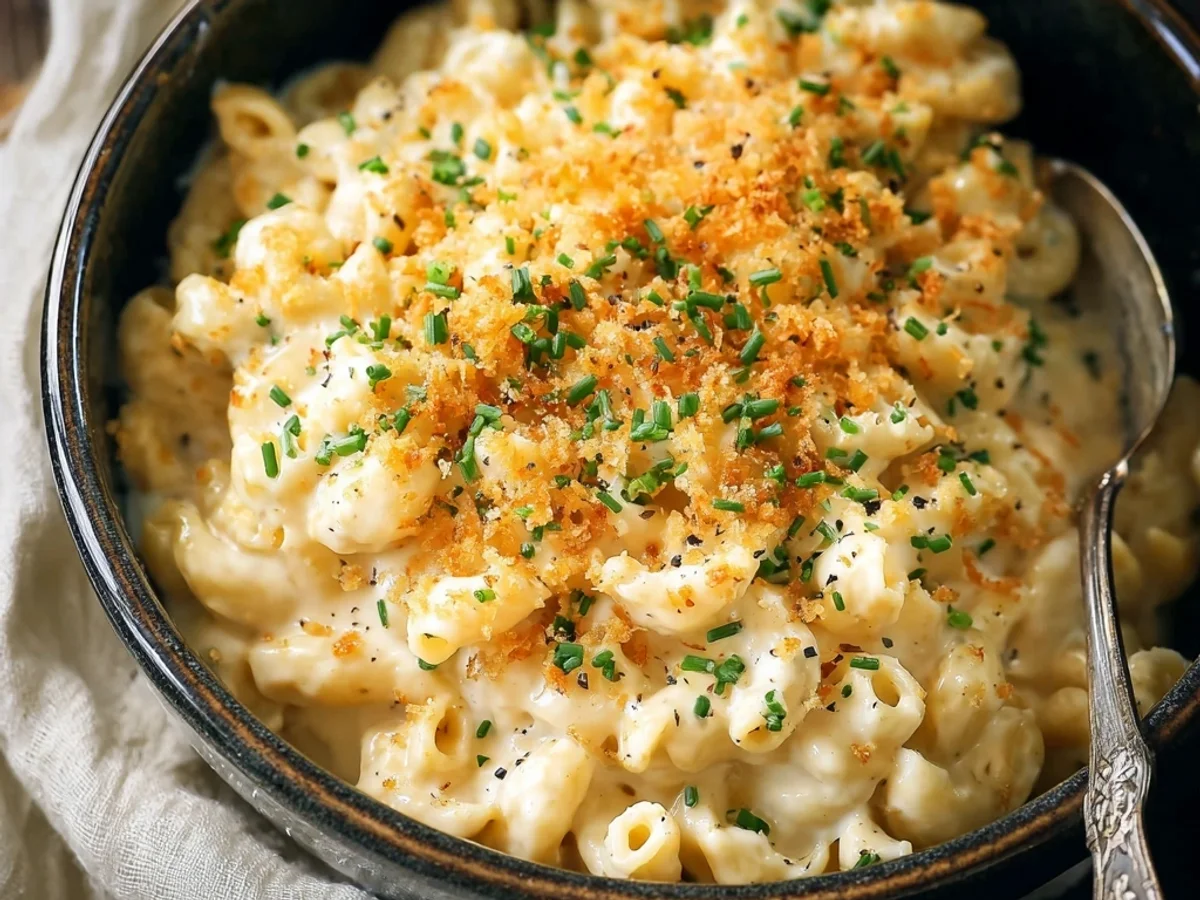 Rich Slow Cooker Four Cheese Mac and Cheese - Image 1