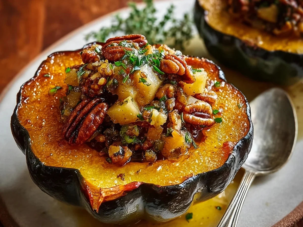 Roasted Apple Stuffed Acorn Squash: A Sweet & Savory Delight - Image 2