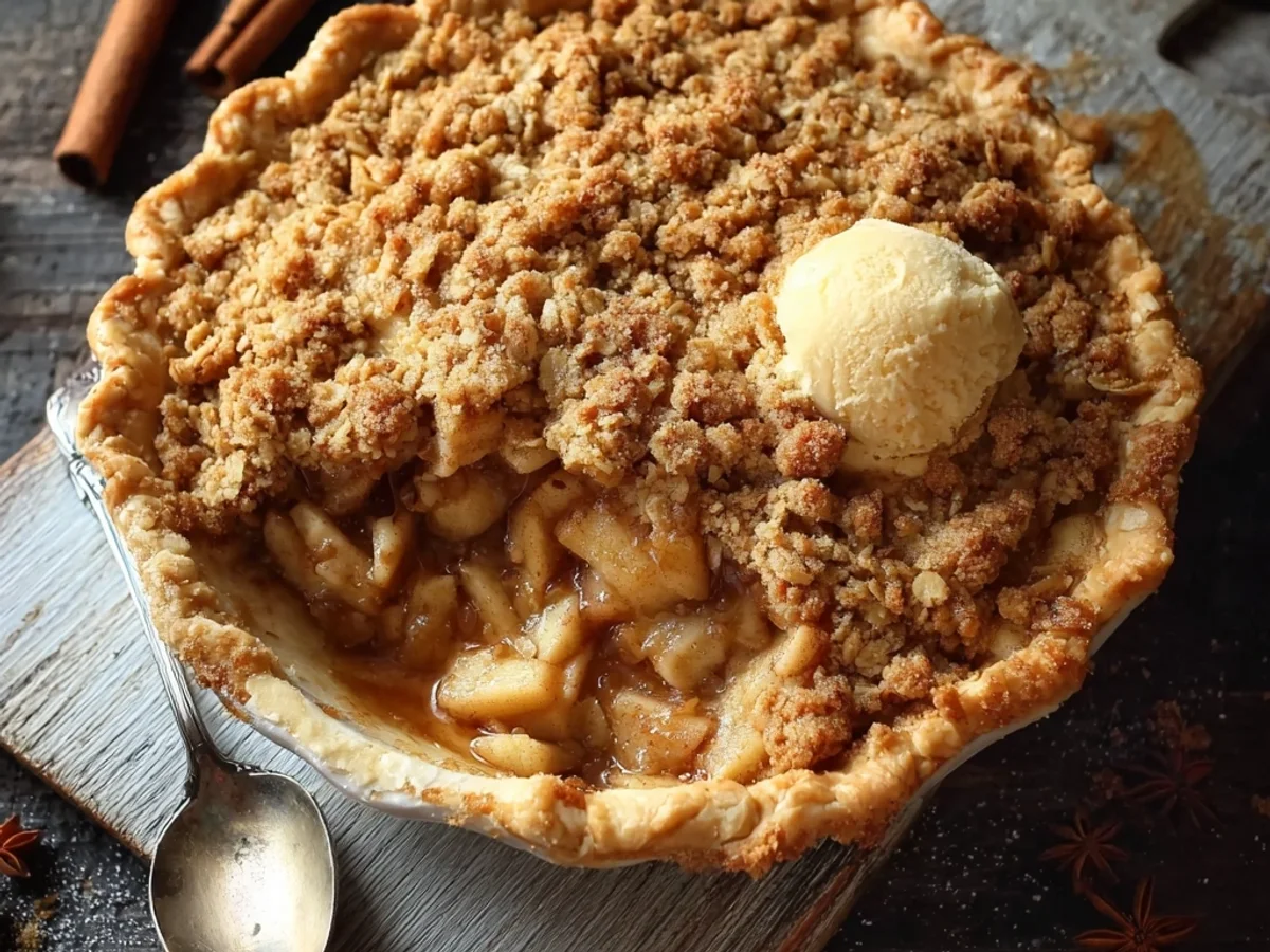 Rustic Apple Crisp Pie: Easy Fall Dessert - Image 2