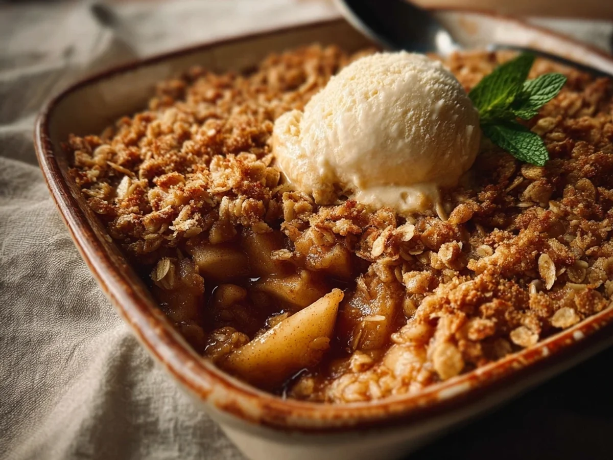 Rustic Apple Crisp Recipe with Warm Spices - Image 1