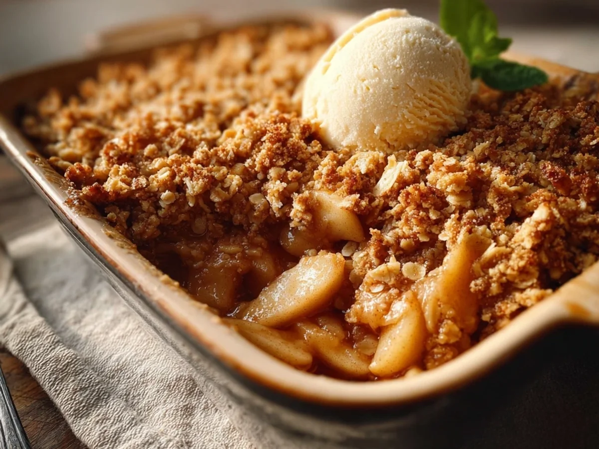 Rustic Apple Crisp Recipe with Warm Spices - Image 2