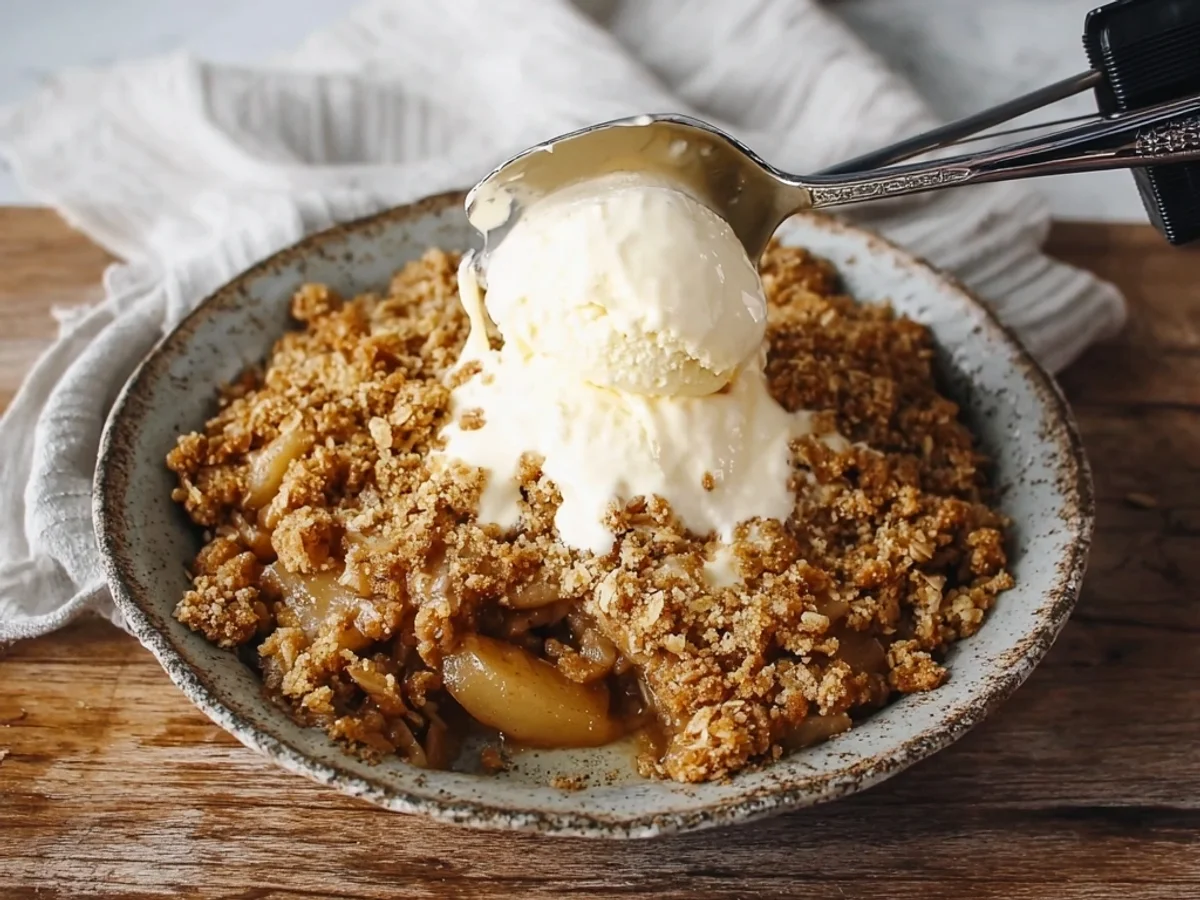 Rustic Apple Crisp with Warm Spices and Oat Topping - Image 1