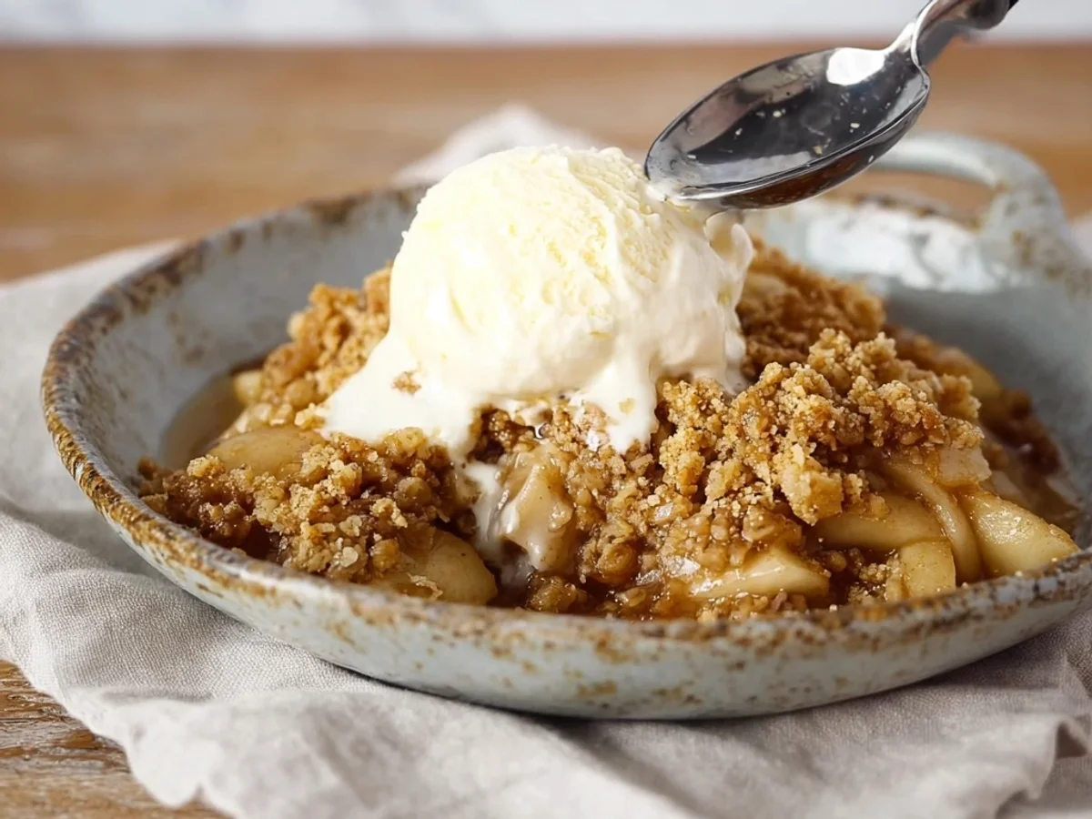 Rustic Apple Crisp with Warm Spices and Oat Topping - Image 2