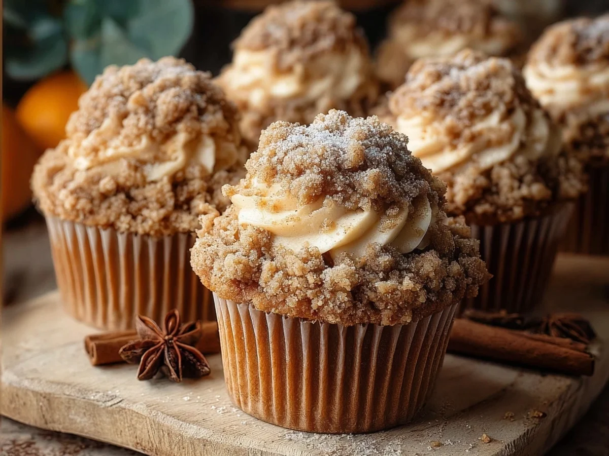 Rustic Apple Crumble Cupcakes: Fall Spiced Treats - Image 2
