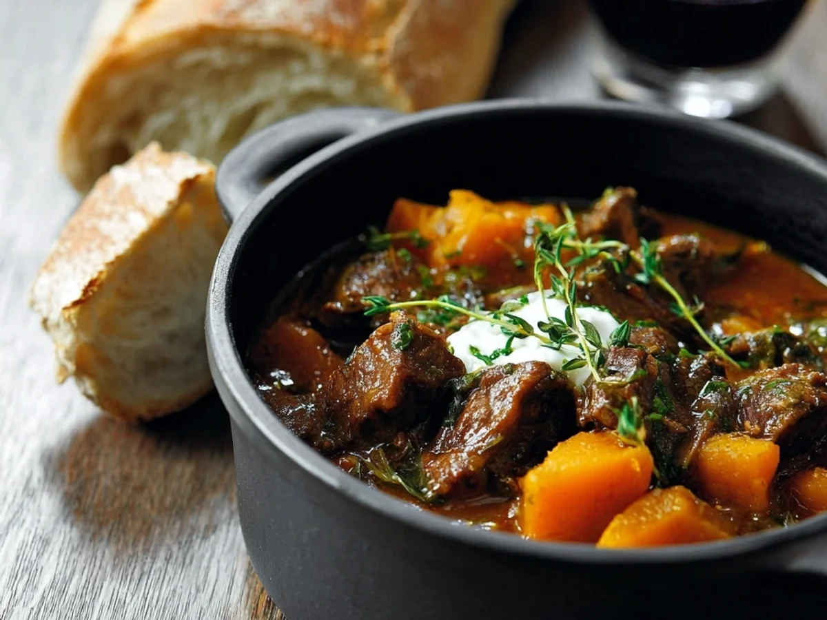 Rustic Beef and Kabocha Squash Stew - Image 1
