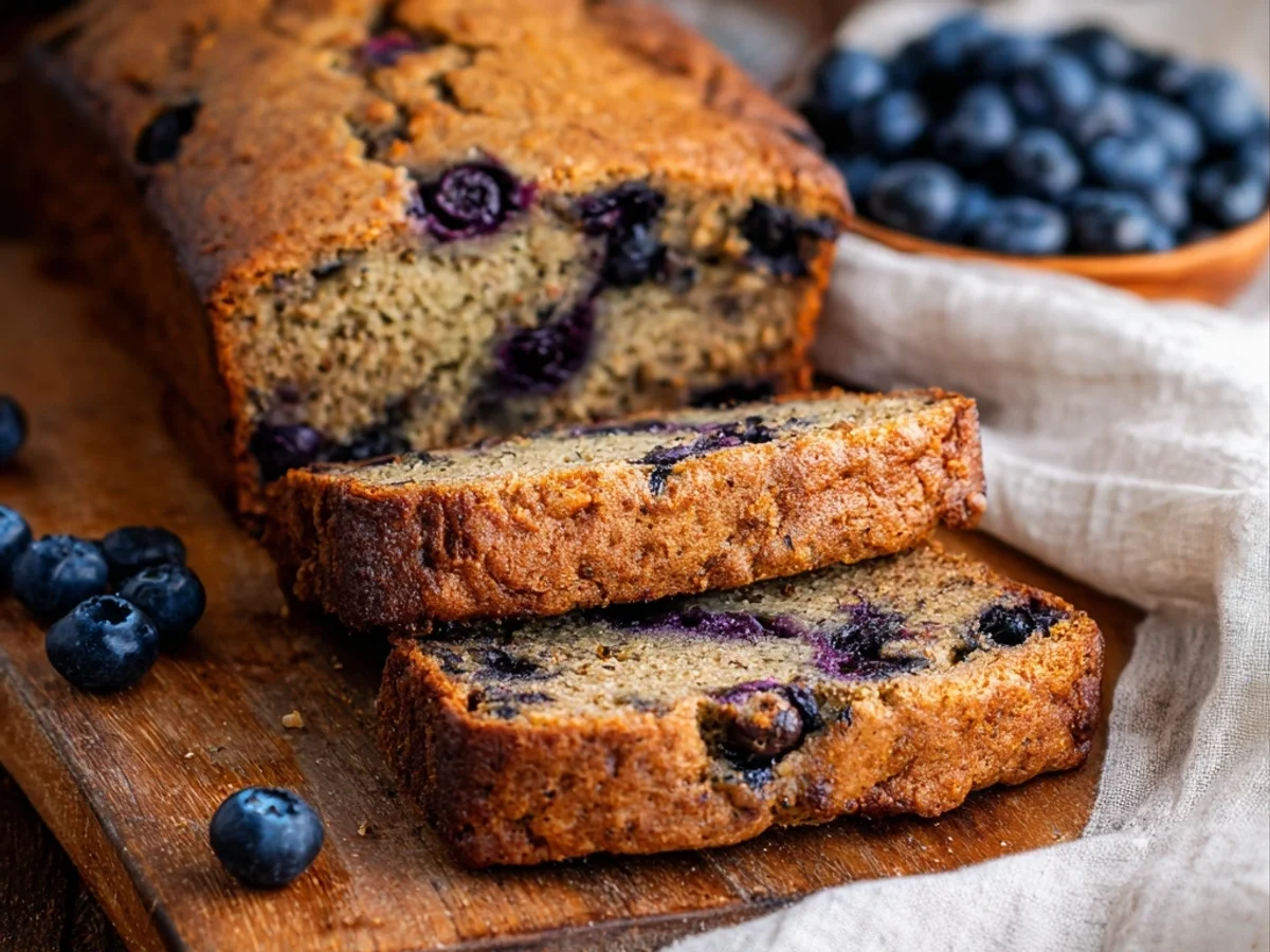 Rustic Blueberry Banana Zucchini Bread - Image 2