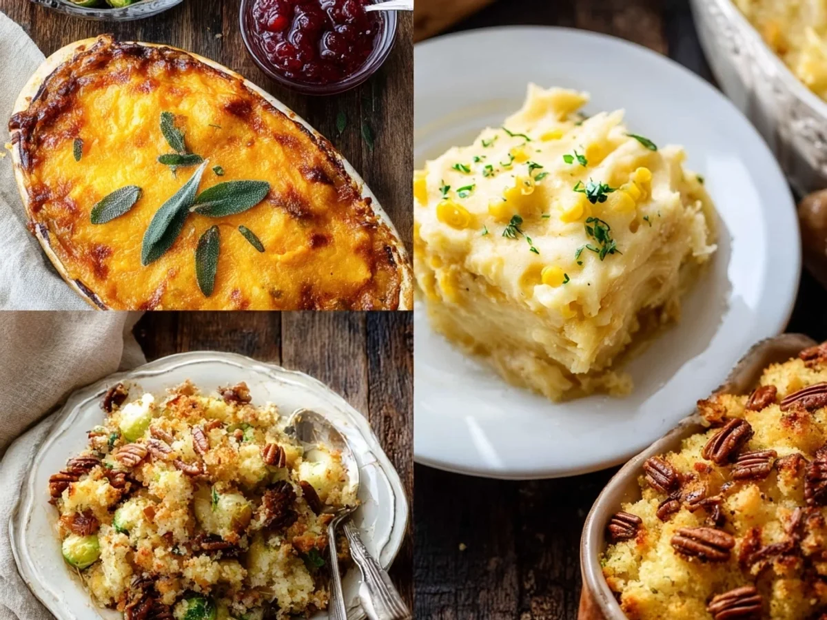 Rustic Herb Stuffing: Thanksgiving Side Dishes Recipes - Image 1