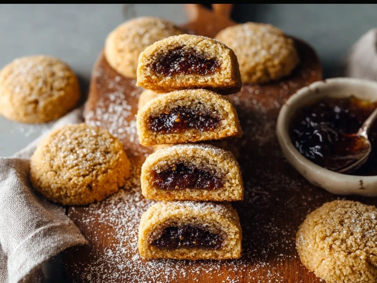 Rustic Homemade Fig Newton Cookies: A Childhood Treat - Image 1