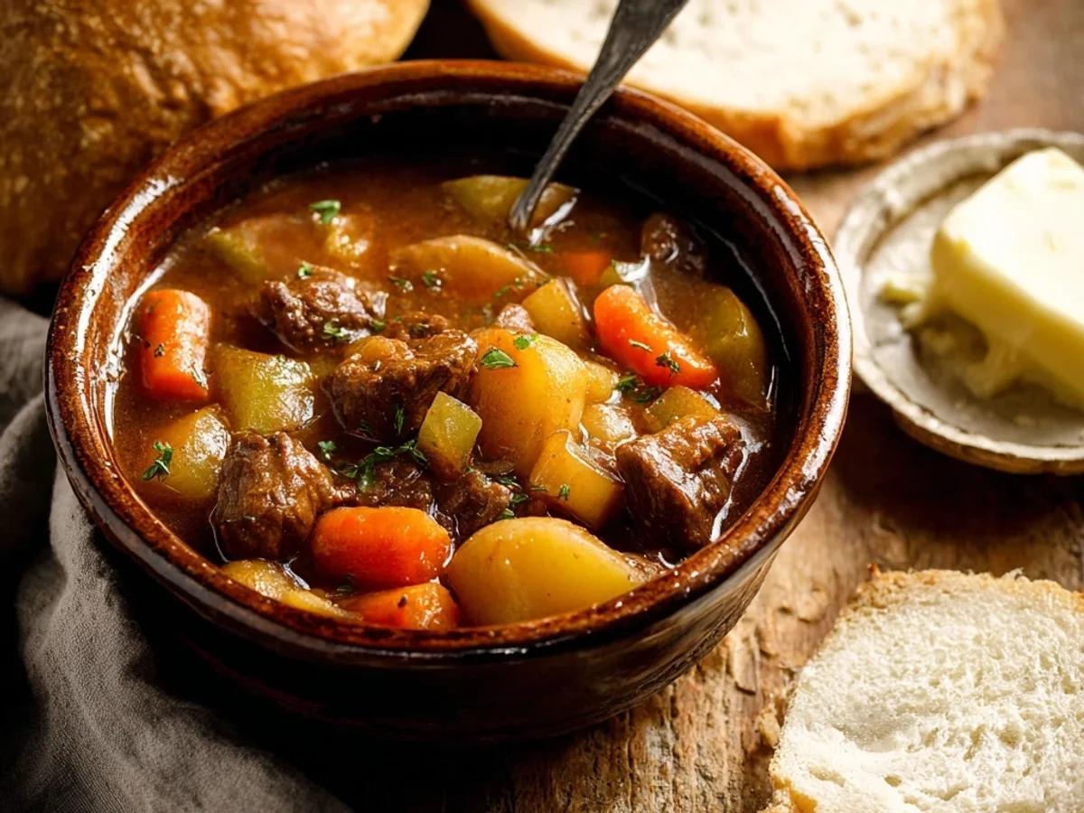Rustic Old Fashioned Beef Stew: Hearty Comfort - Image 1