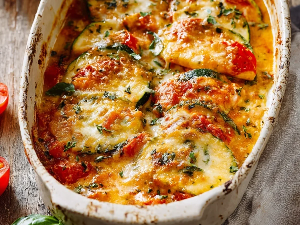 Rustic Zucchini Tomato Casserole: A Summer Favorite - Image 1