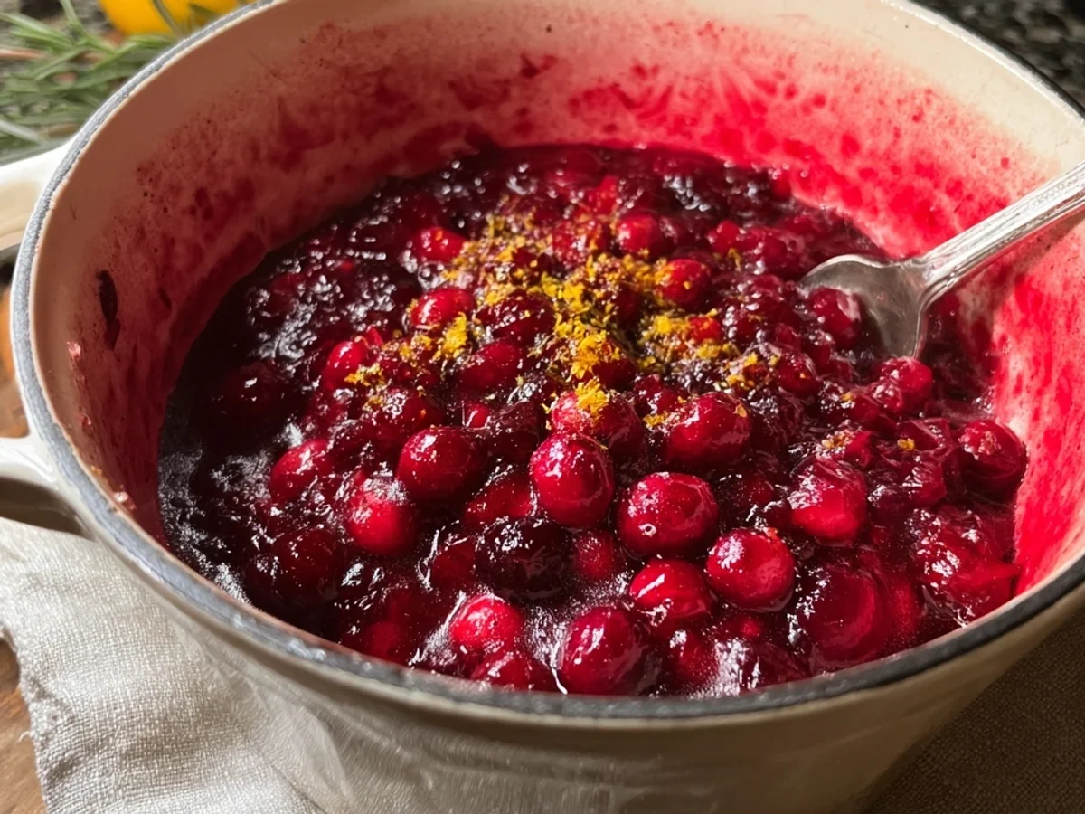Simple Tangy Homemade Cranberry Sauce Recipe - Image 2
