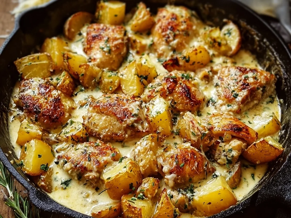 Skillet Garlic Parmesan Chicken & Potatoes: Weeknight Win - Image 2