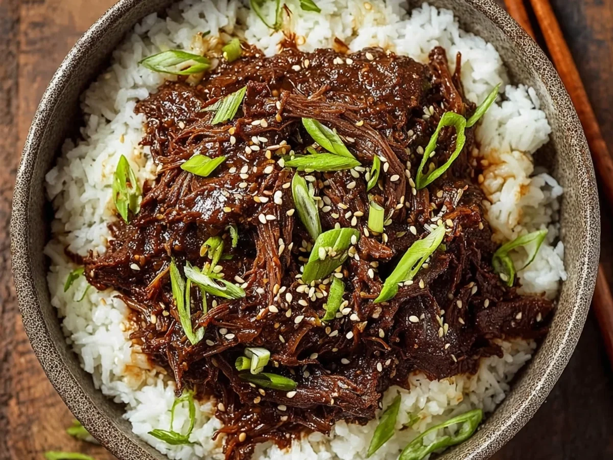 Slow Cooker Korean Beef: Tender & Flavorful Recipe - Image 1