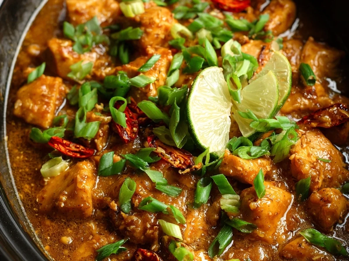 Slow Cooker Peanut Chicken: Easy Weeknight Dinner - Image 2