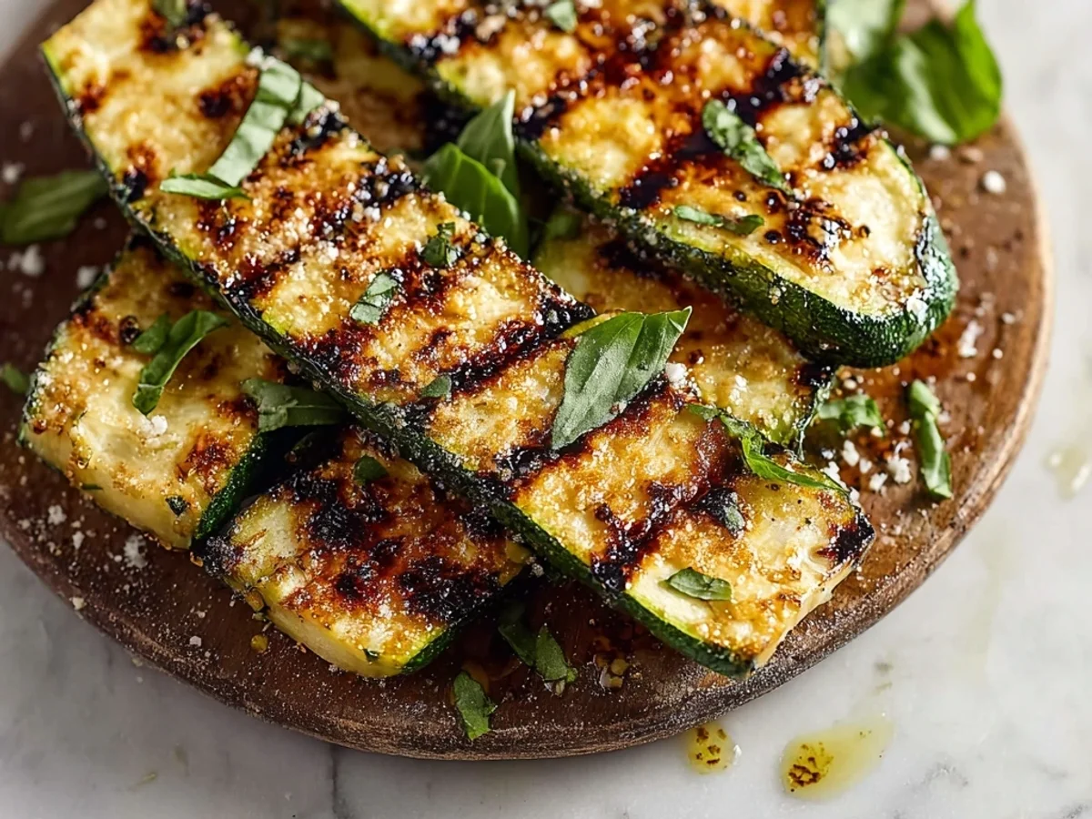 Smoky Grilled Zucchini Parmesan Layers - Image 1