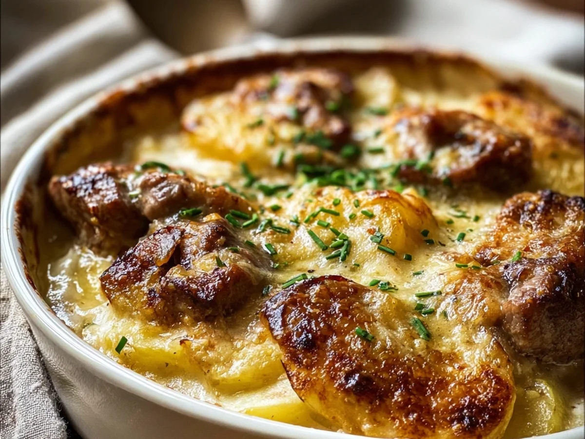 Smothered Lamb Chop Scalloped Potato Casserole - Image 2