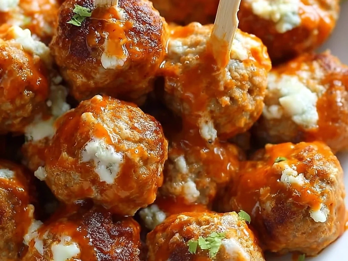 Spicy Buffalo Chicken Meatballs: Easy Game Day Bites - Image 2