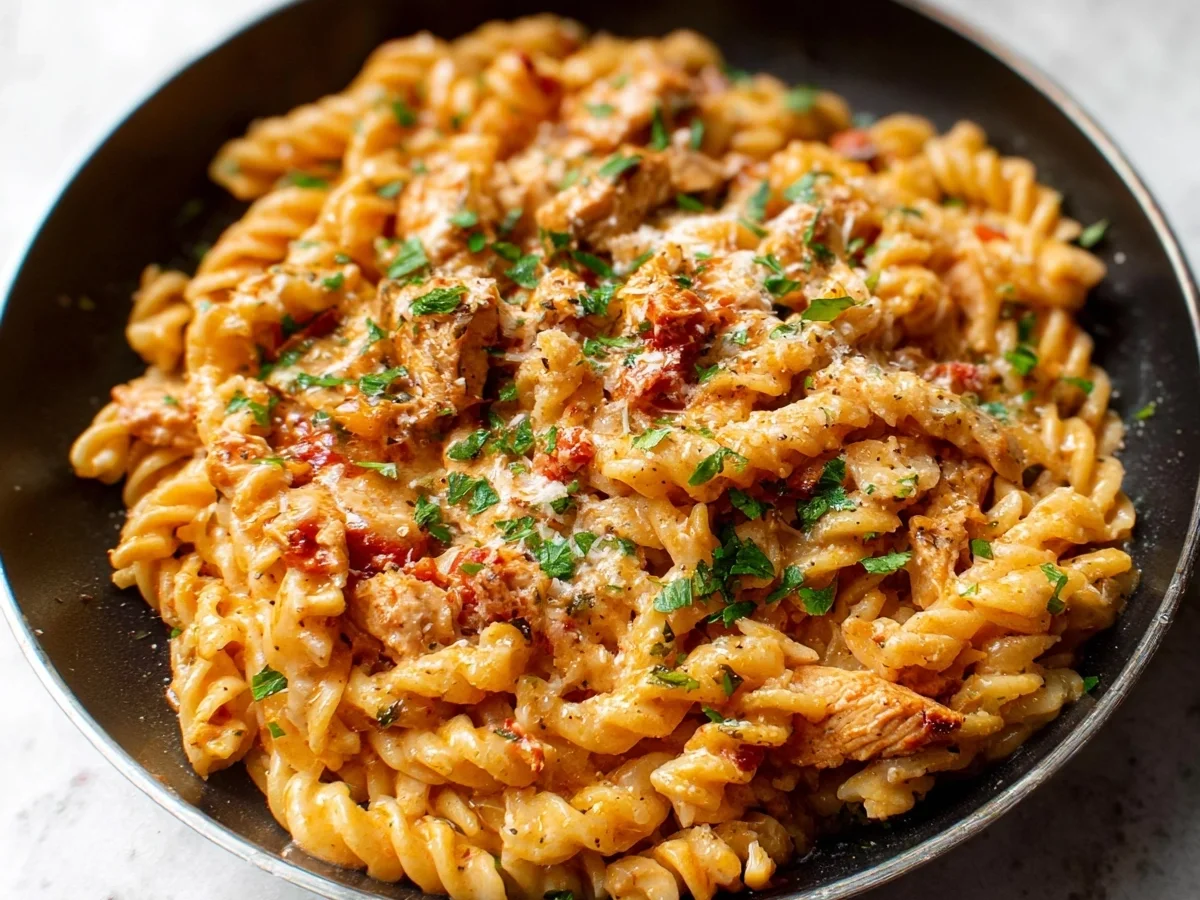 Spicy Turkey Ham Tomato Pasta - Image 1