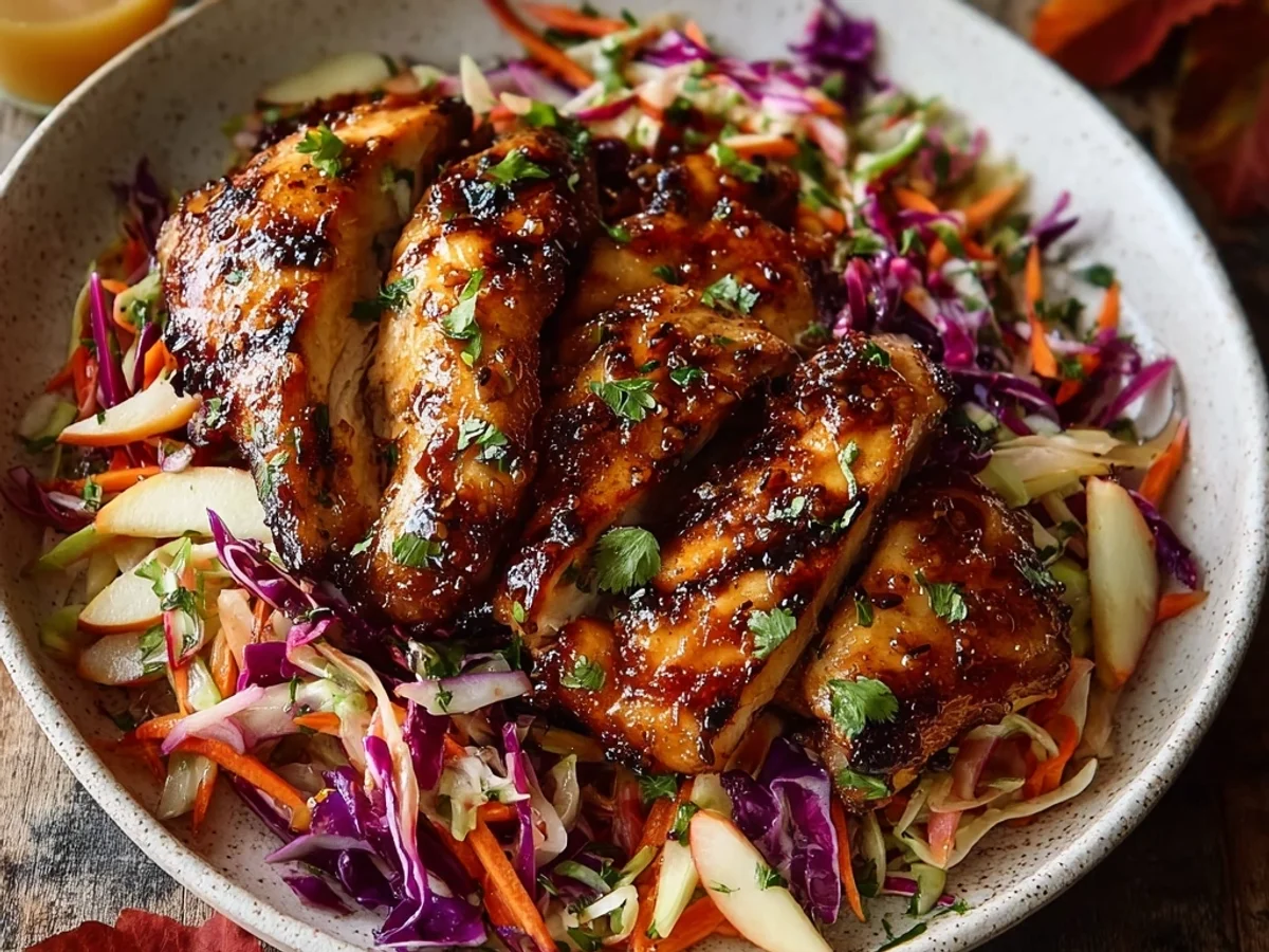 Sticky Apple Cider Chicken & Autumn Slaw: A Fall Favorite - Image 2