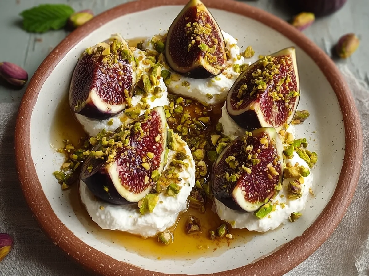 Sweet Figs with Ricotta, Pistachios, Honey Recipe - Image 2