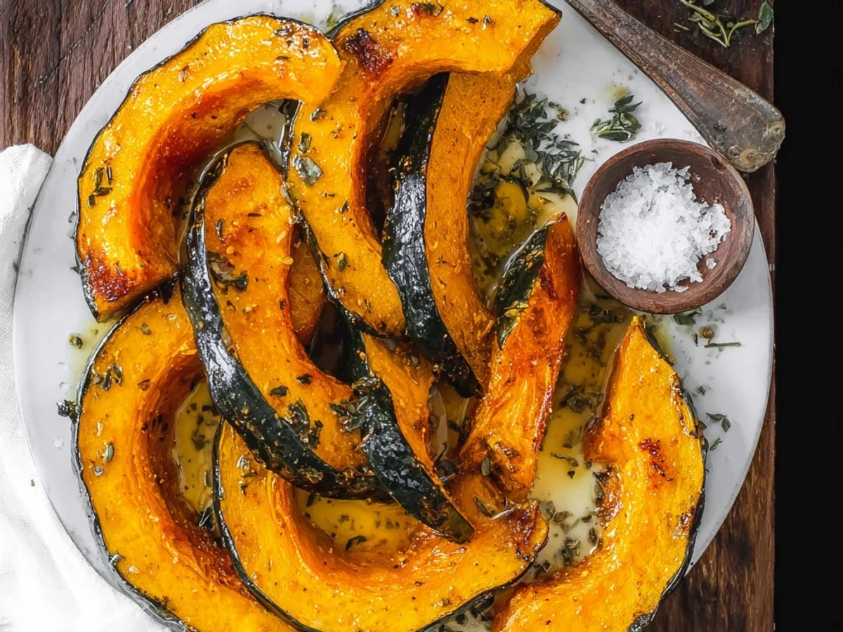 Sweet Roasted Kabocha Squash with Herbs - Image 1