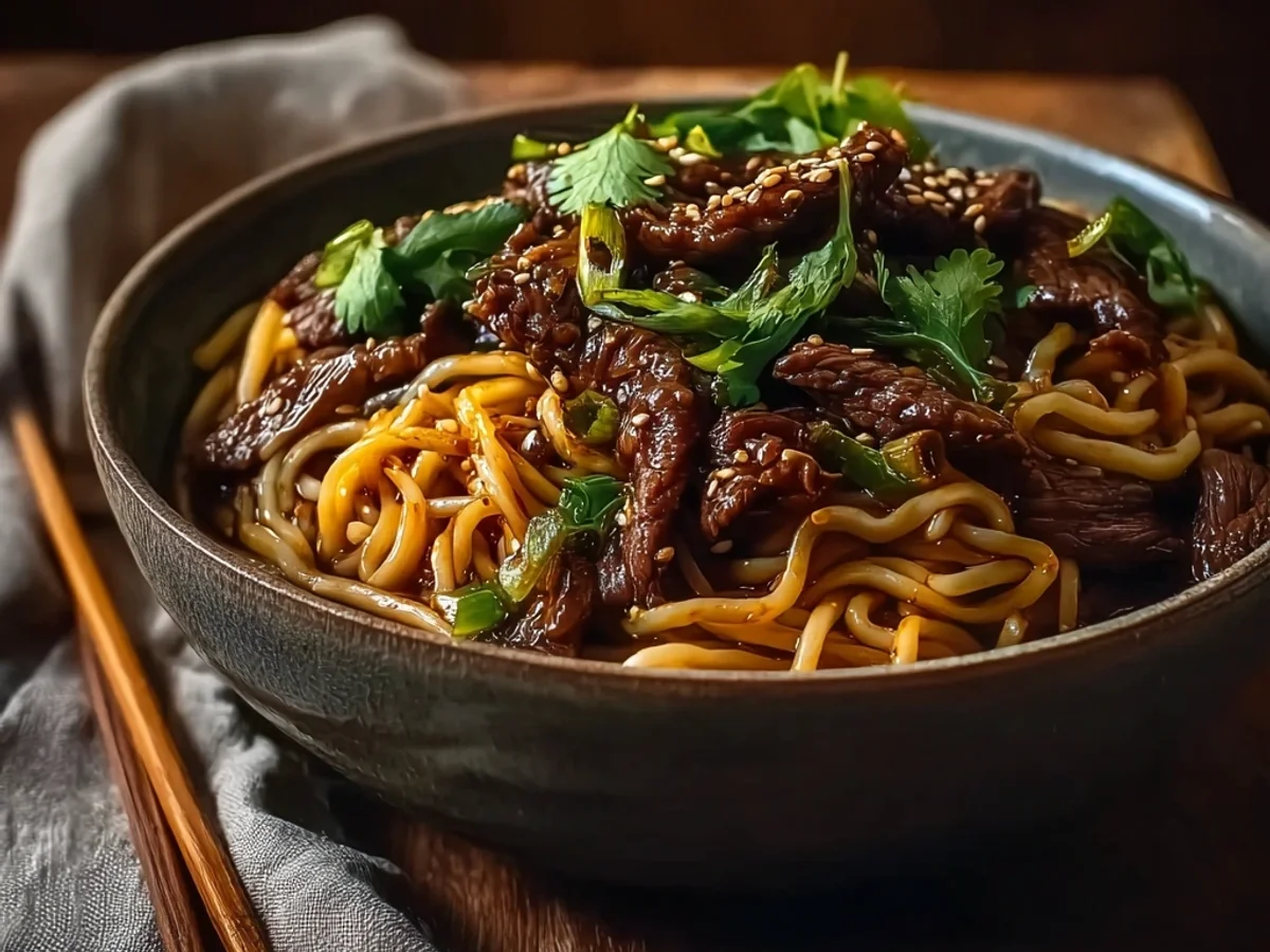 Sweet & Savory Sticky Beef Noodles: A Weeknight Treat - Image 2