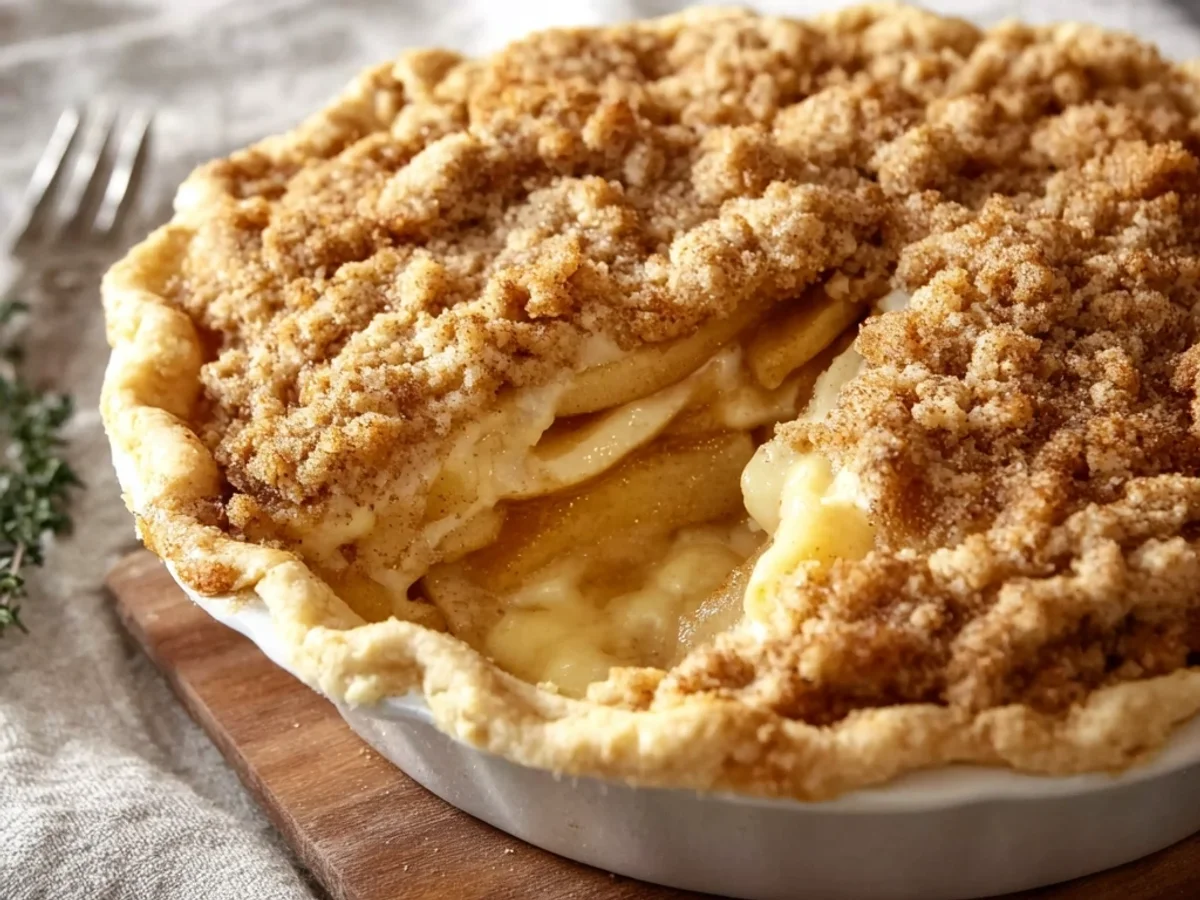 Tangy Apple Cheesecake Crumb Pie: My Autumn Kitchen Tale - Image 1