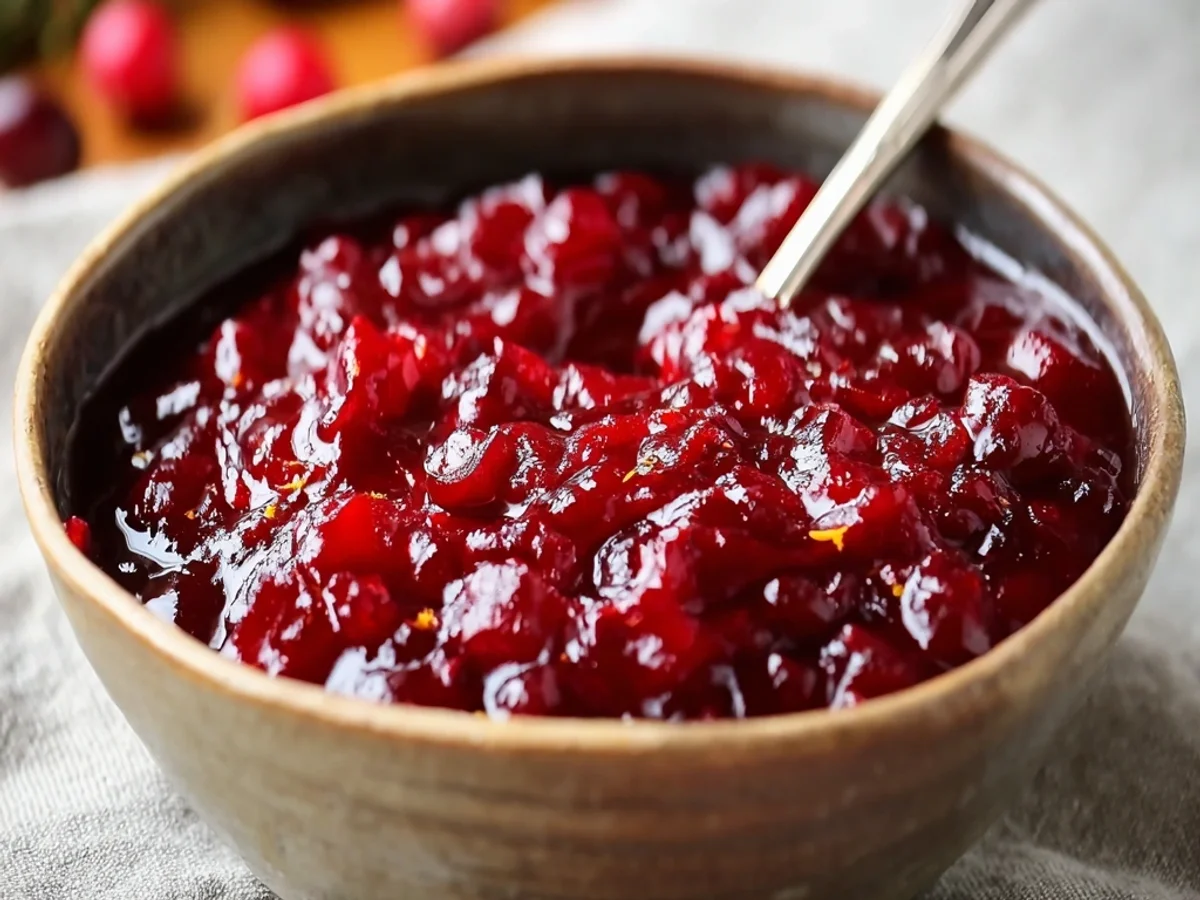 Tangy Homemade Cranberry Sauce: Easy & Fresh - Image 1