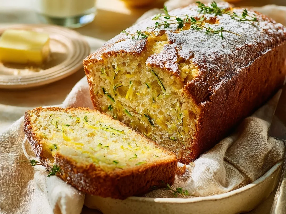 Tangy Lemon Zucchini Bread: Easy & Delicious Loaf - Image 1