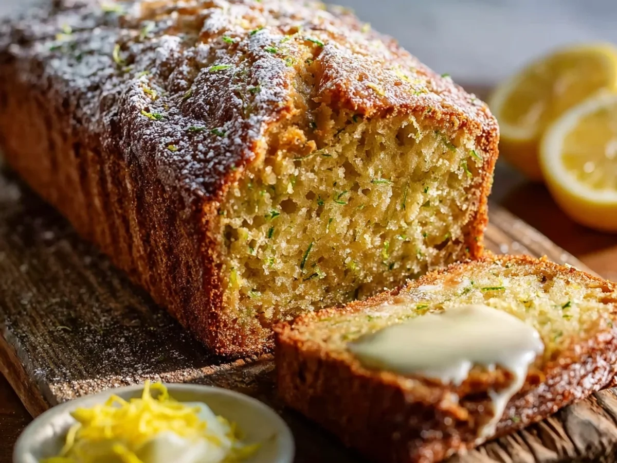 Tangy Luscious Lemon Zucchini Bread: A Moist Summer Treat - Image 2