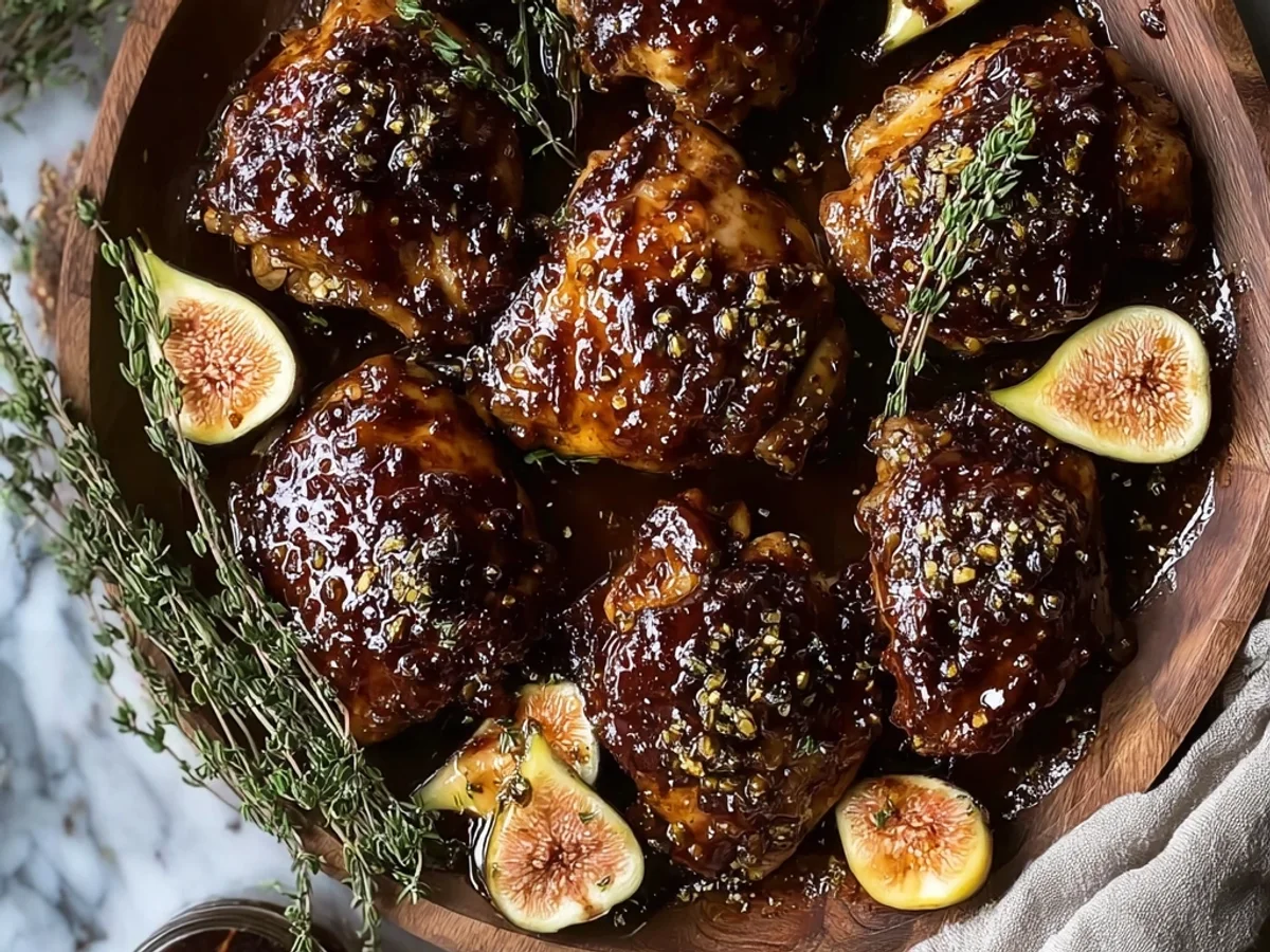 Tender Balsamic Fig Chicken: A Simple Weeknight Meal - Image 1