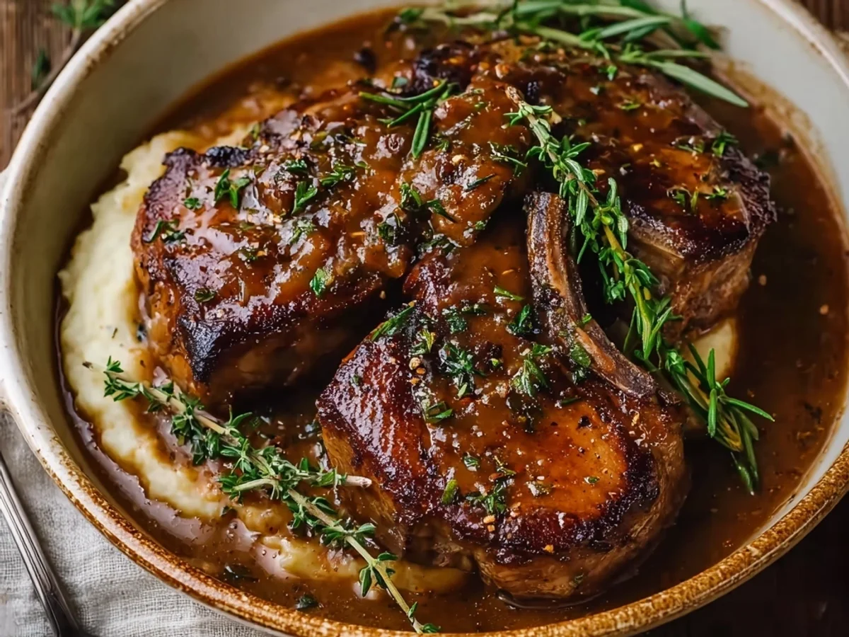 Tender Lamb Crockpot Chops: Effortless Dinner - Image 1